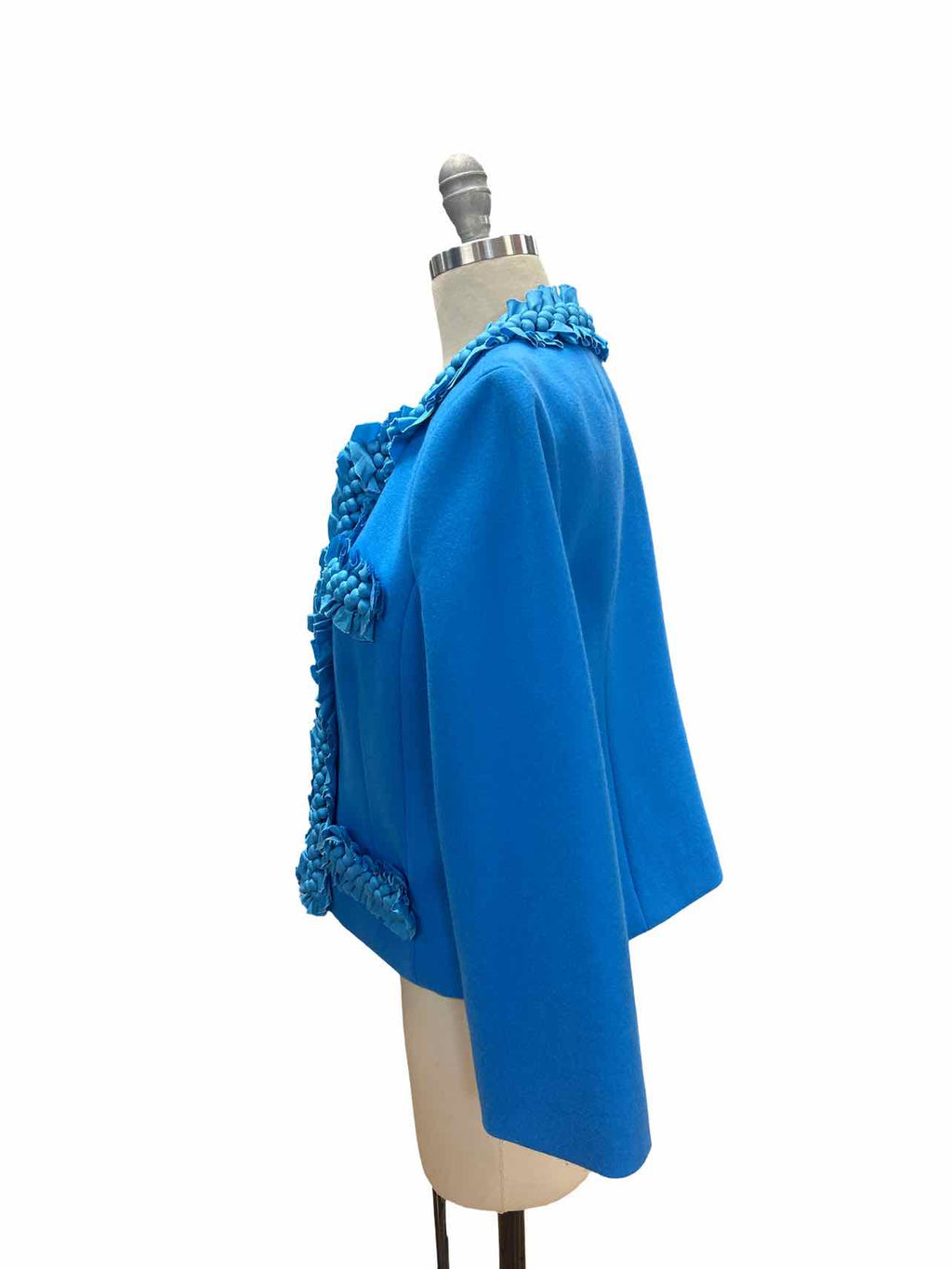 JCREW WOOL SILK BERRY TRIM ASTRID CROP SIZE: 12