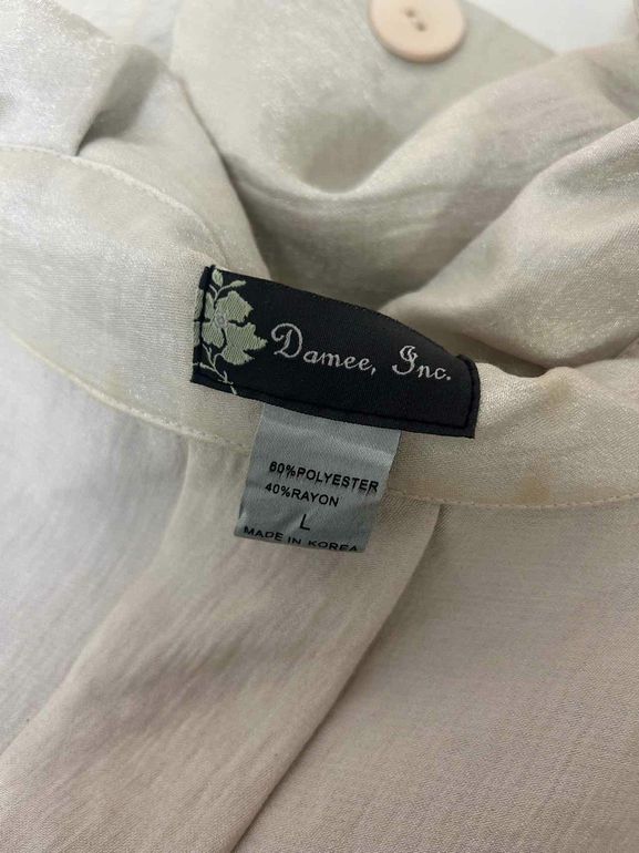 DAMEE INC. ROSIE SHIMMER SWING JACKET SIZE: L