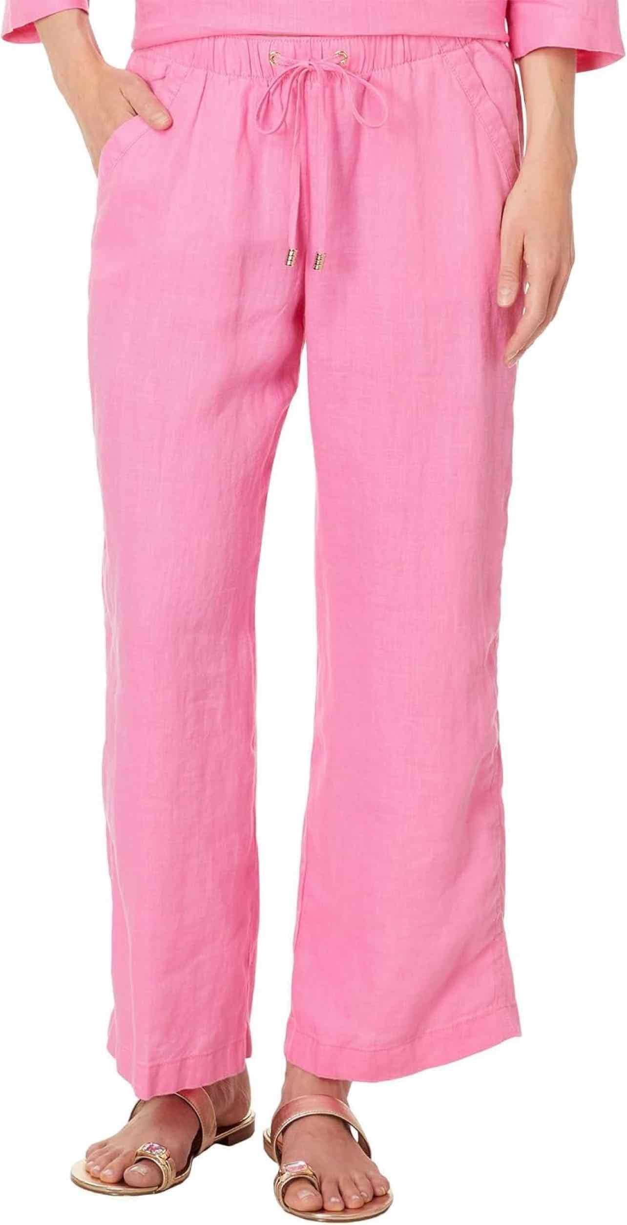 LILLY PULITZER NWT LINEN BEACH PANT SIZE: XXS