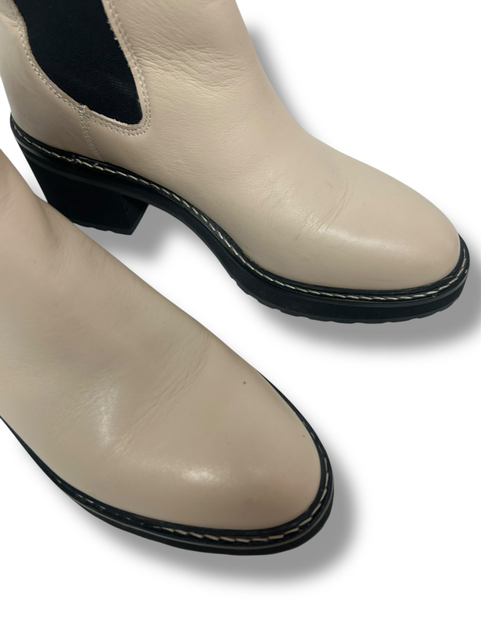 MADEWELL THE CARINA PLATFORM CHELSEA LUG SOLE BOOTS HARVEST MOON SIZE 9