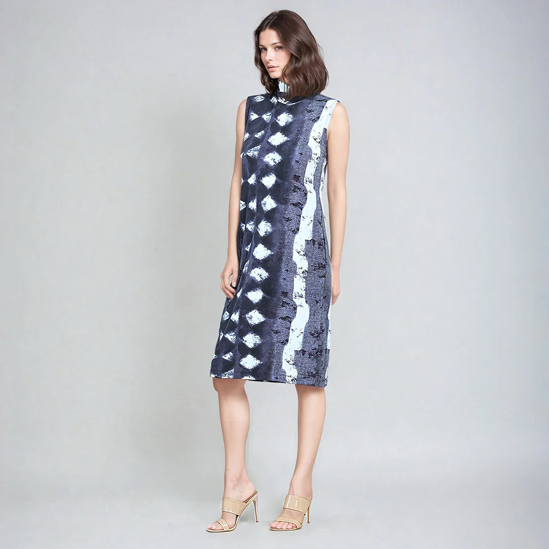 CLARA SUN WOO MOCK NECK MIDI SHEATH DRESS SIZE LARGE - WEARHOUSE  CONSIGNMENT