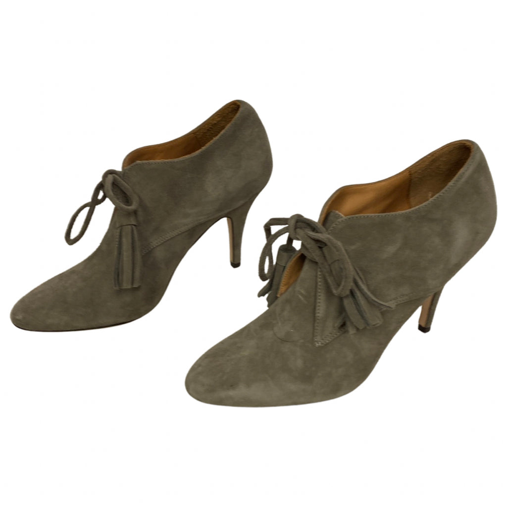 BETTYE MULLER GRAY ROXY SUEDE BOOTIES SIZE 37.5