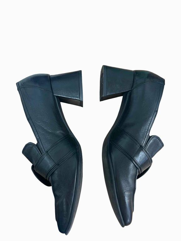 PAUL GREEN ROBIN HEEL LOAFERS BUCKLE  SIZE: 9