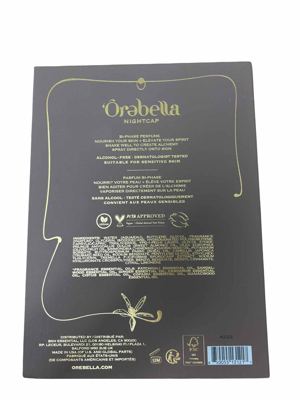 Orebella NWB NIGHTCAP DELUXE PARFUM SET