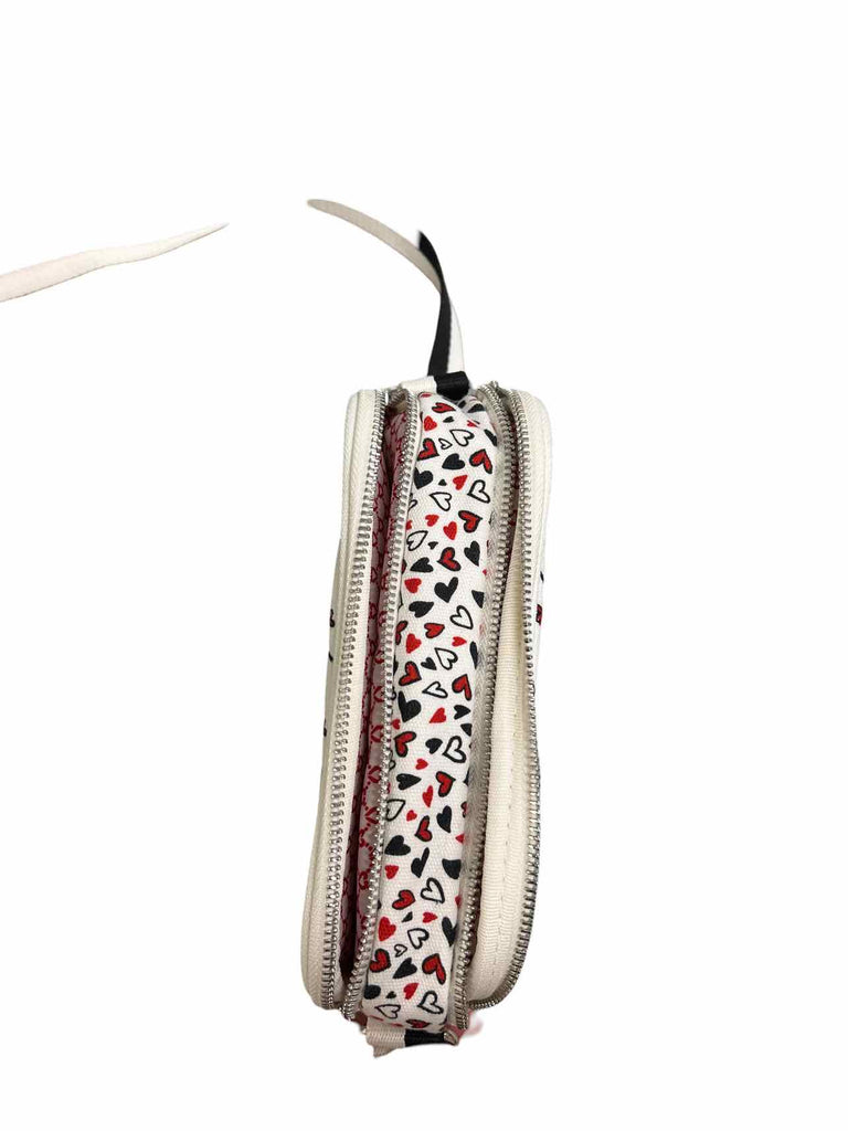 BRIGHTON LOVE SCROLL CROSSBODY RED/BLACK/WHITE