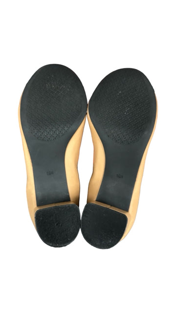 TORY BURCH TWO TONE COLORBLOCK CAP TOE LEATHER PUMP 8.5