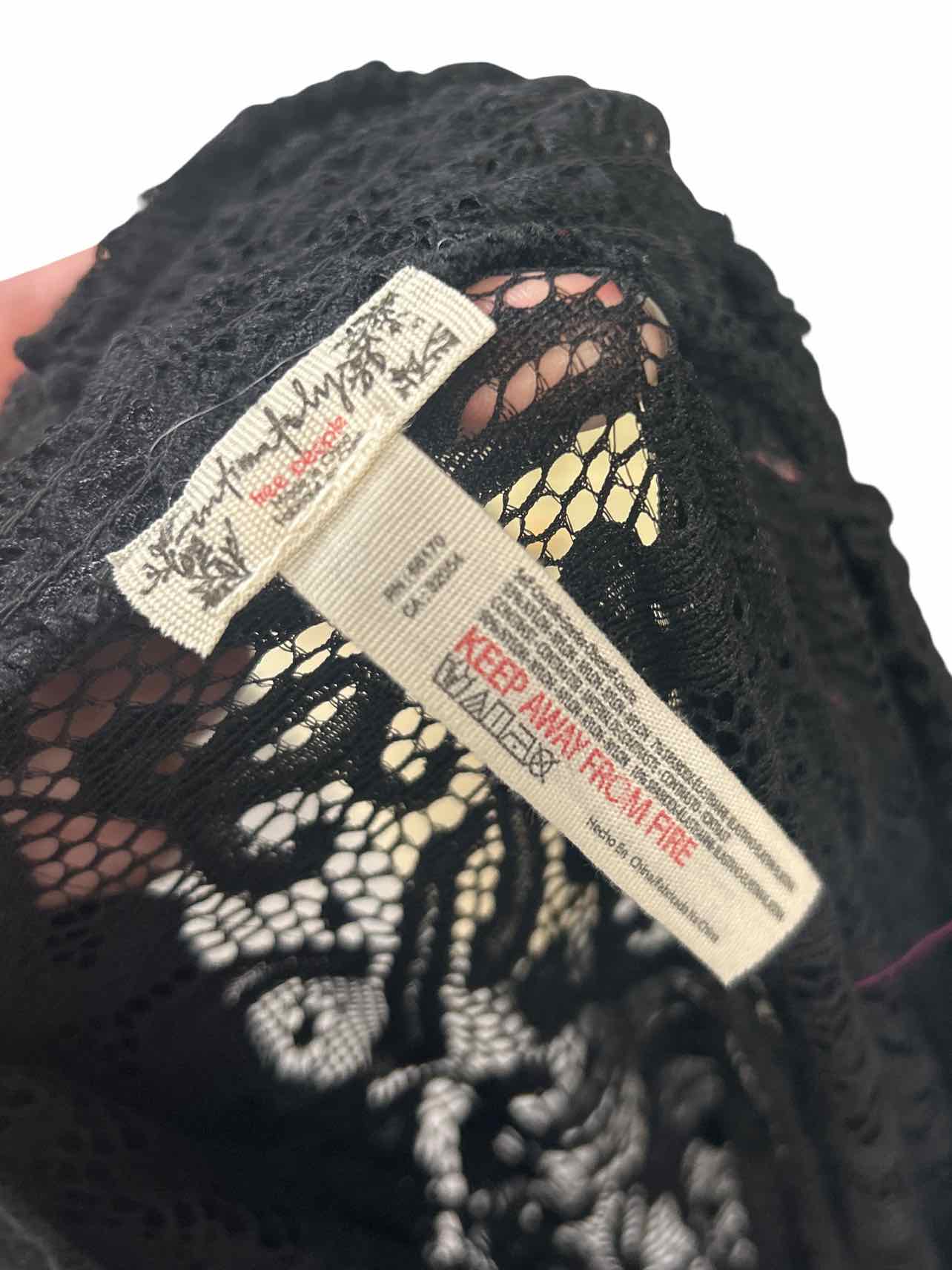 FREE PEOPLE A DAY OUT LACE DOT MESH SKIRT SIZE: XS