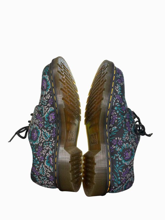 DR MARTENS 1461 FLORAL JACQUARD OXFORD SHOE SIZE: 7