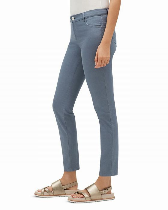 LAFAYETTE NWT! ITALIAN PRIMO DENIM MERCER TAPERED LEG BLUE PANTS SIZE 6