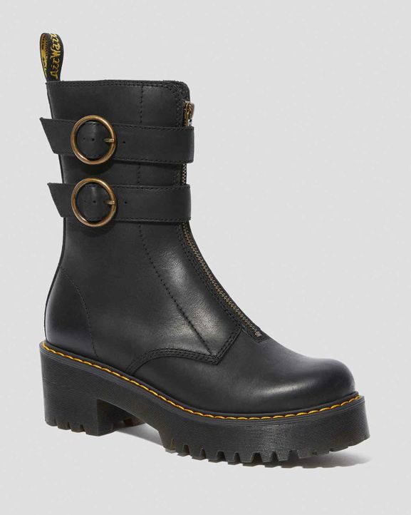 DR MARTENS TAMELA SANGUINE QUAD RETRO BOOTS SIZE: 9