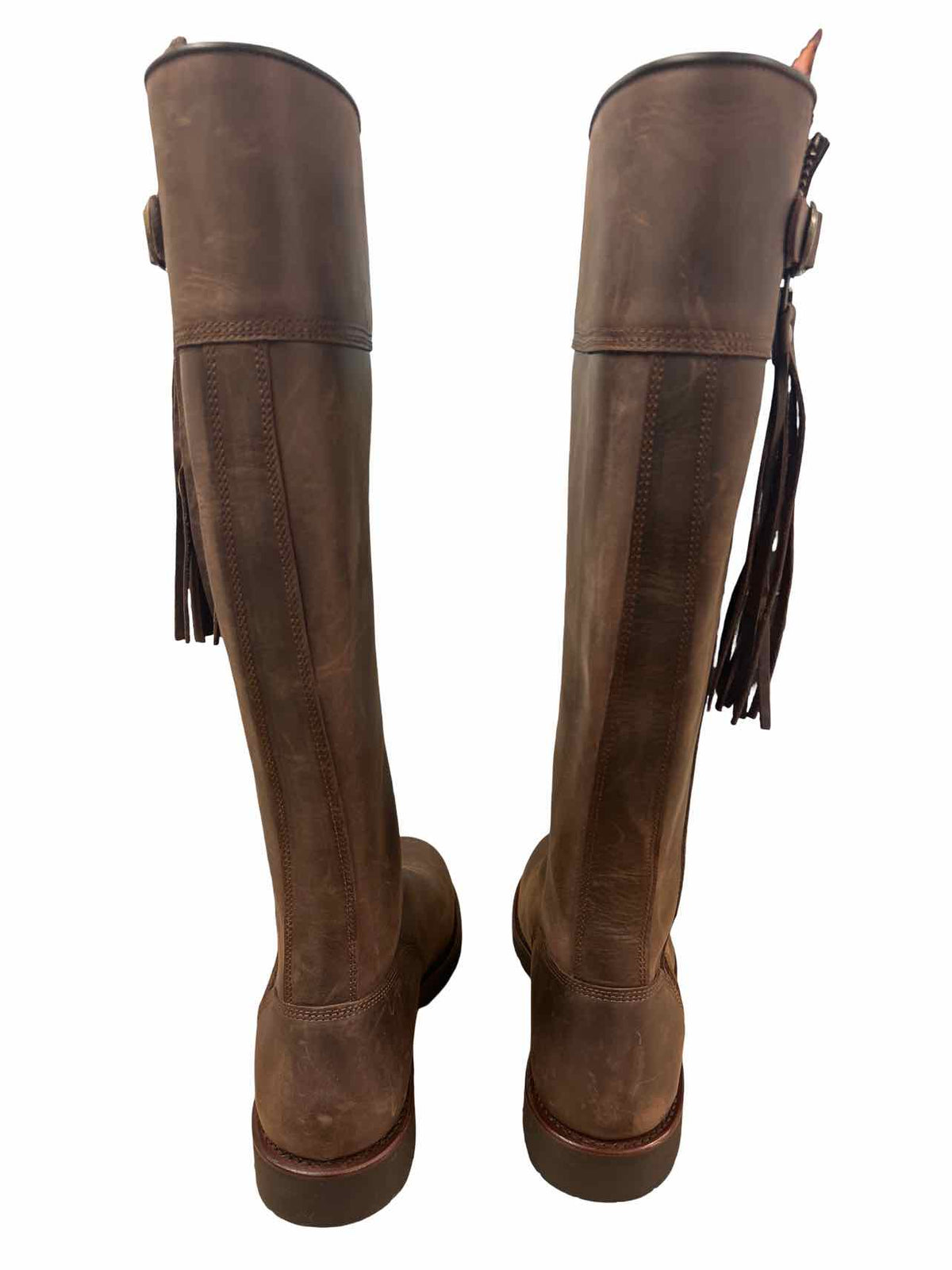 ANTHROPOLOGIE PENELOPE CHILVERS LONG TASSLE BOOT SIZE: 38