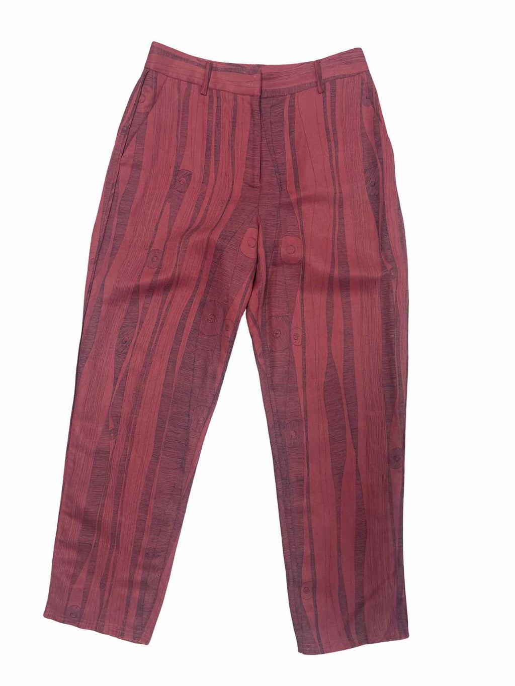 RAQUEL ALLEGRA NAROBI COTTON PANT SILK TOP SET GARMENTORY SIZE: 00
