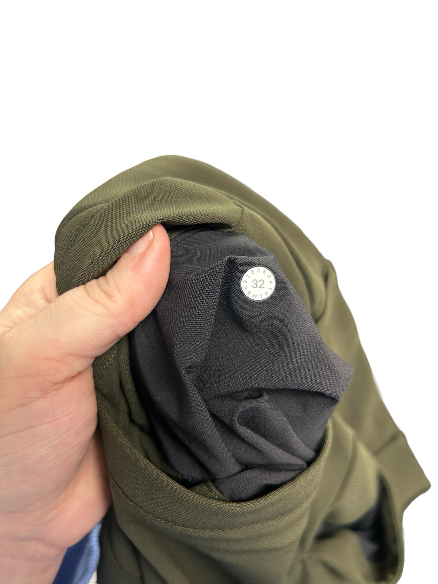 LULULEMON ABC STANDARD FIT OLIVE GREEN PANTS SIZE 32