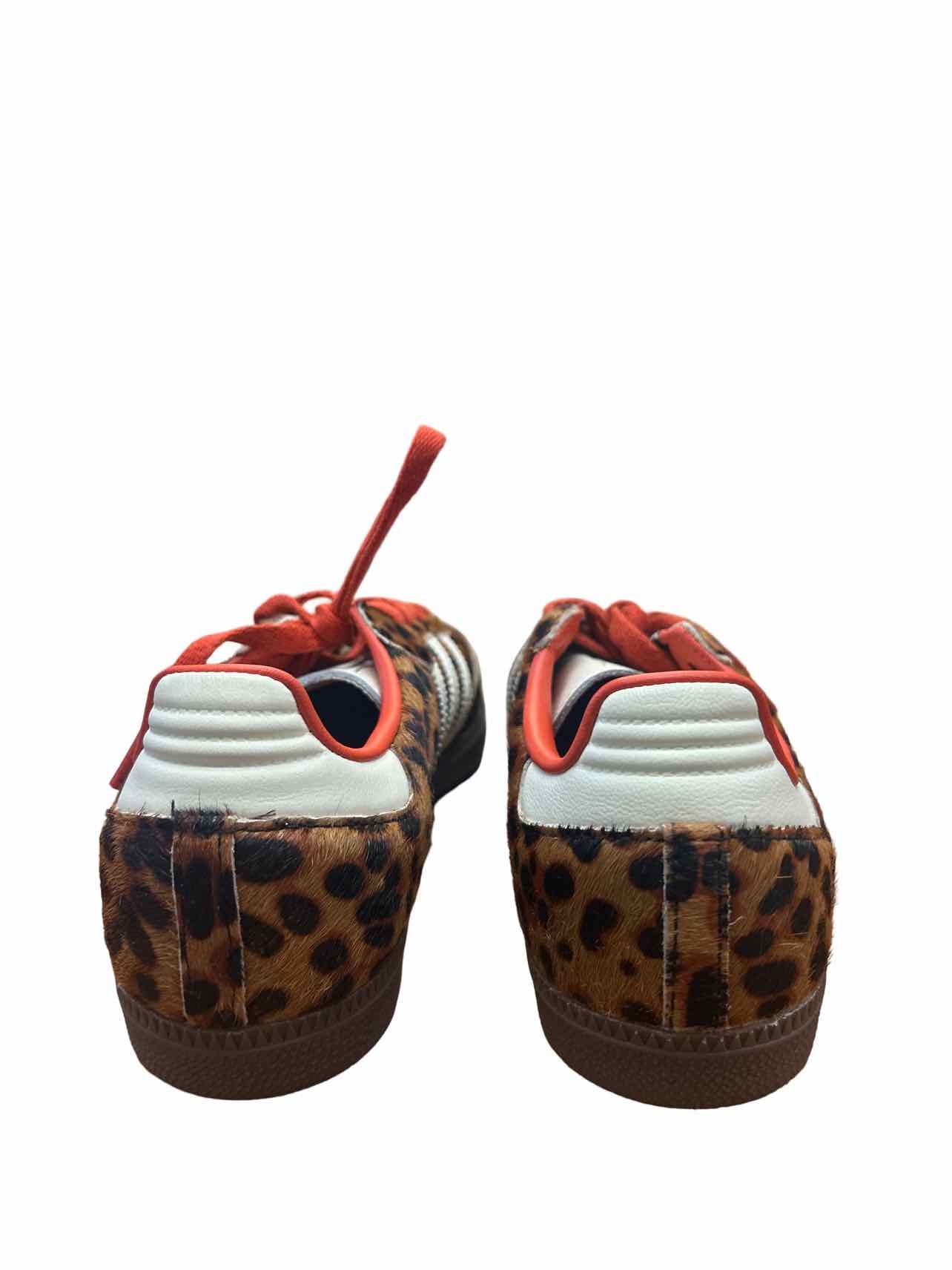 ADIDAS SAMBA OG RED LEOPARD SNEAKER SIZE: 7