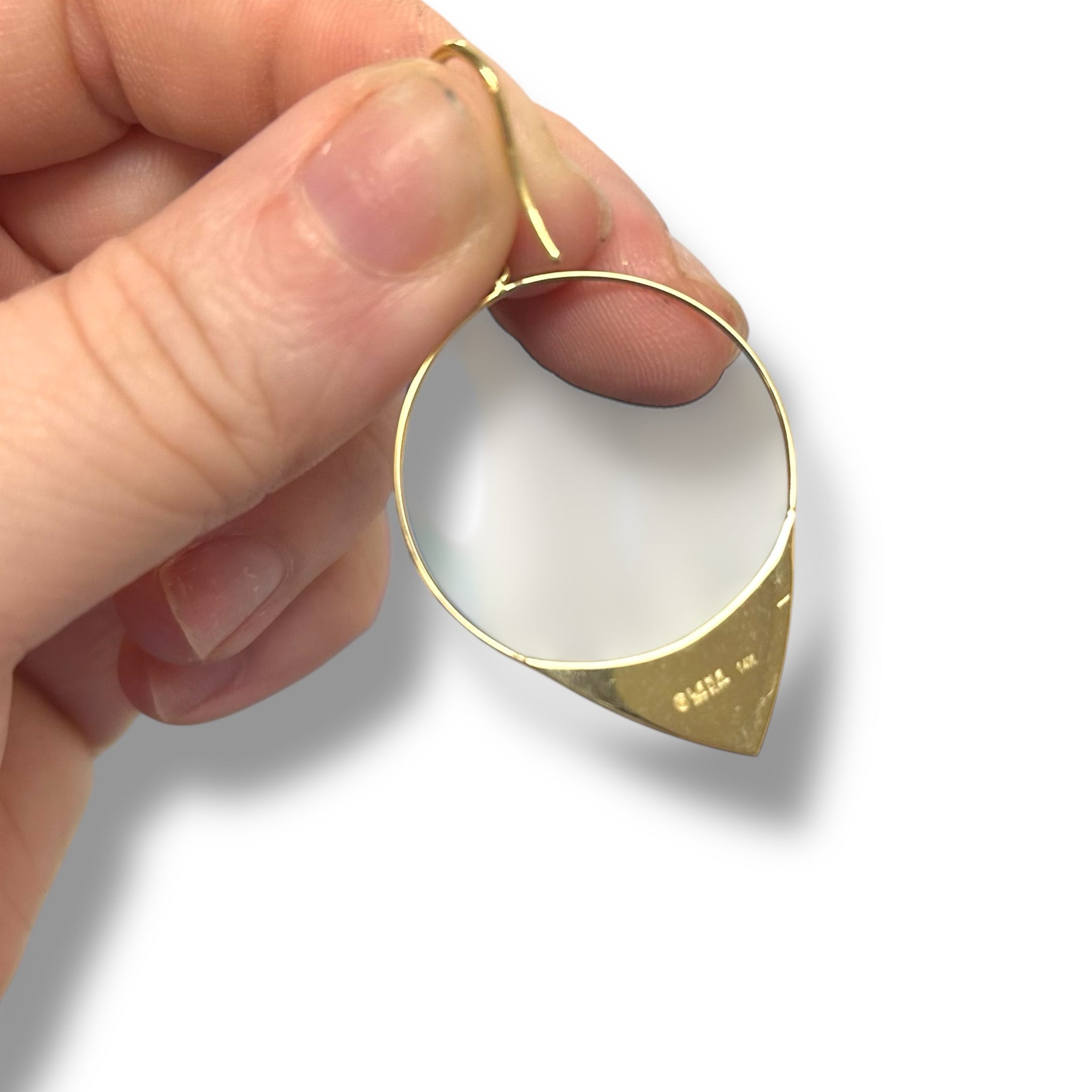 LANA JEWELRY 14K MAGIC ELITE HOOP EARRINGS MEDIUM