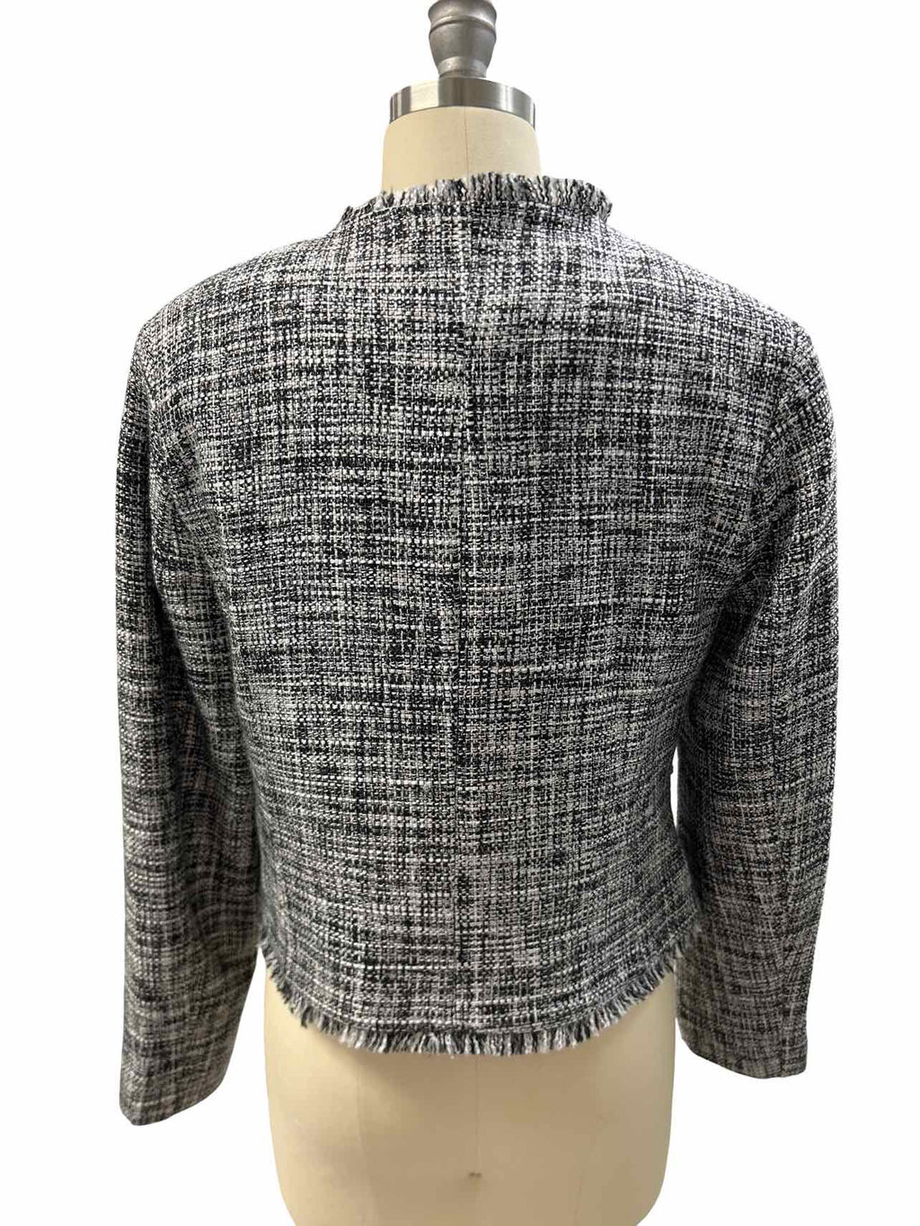 ANTHROPOLOGIE MAEVE DOUBLE BREASTED TWEED JACKET BLAZER SIZE: S