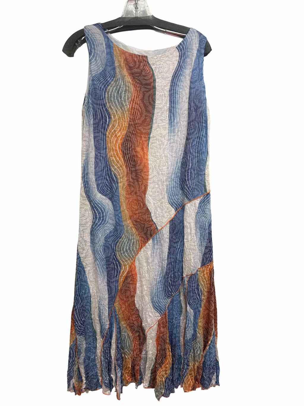 CARINE GWEN DRESS IN CHROMA DASH DRESS SIZE: M