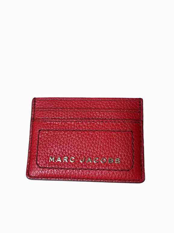 MARC JACOBS PEBBLED LEATHER CARD HOLDER