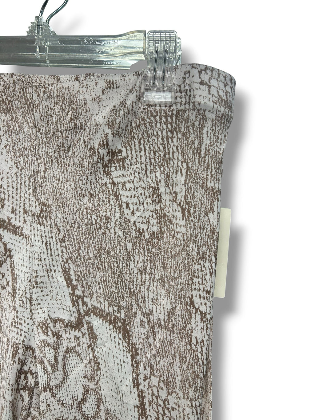 NWT ANTHROPOLOGIE TILDA SNAKESKIN FLARE PULL ON SATIN PANTS SIZE SMALL