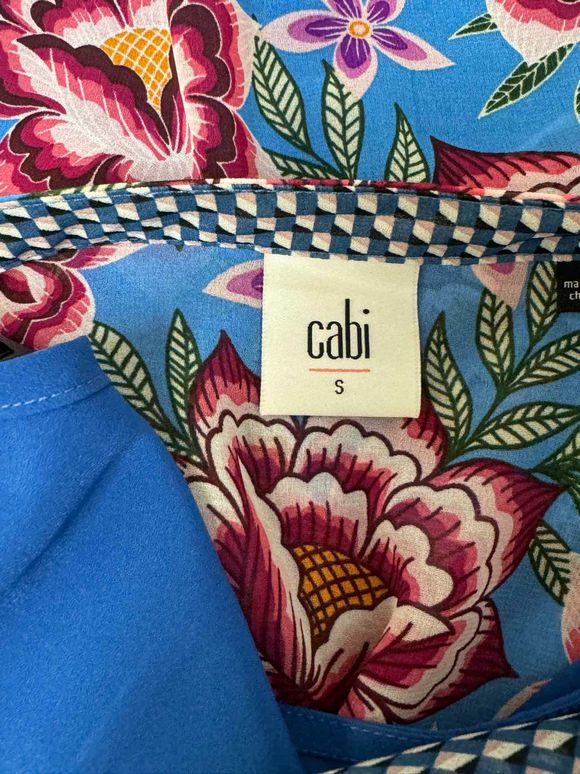 CABI 5612 PRIMROSE ROYAL BLUE DRESS SIZE S