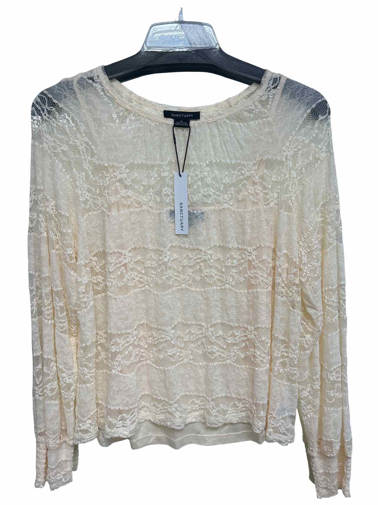 SANCTUARY NWT! ULTRA FEMME RAGLAN TOP SIZE: XL