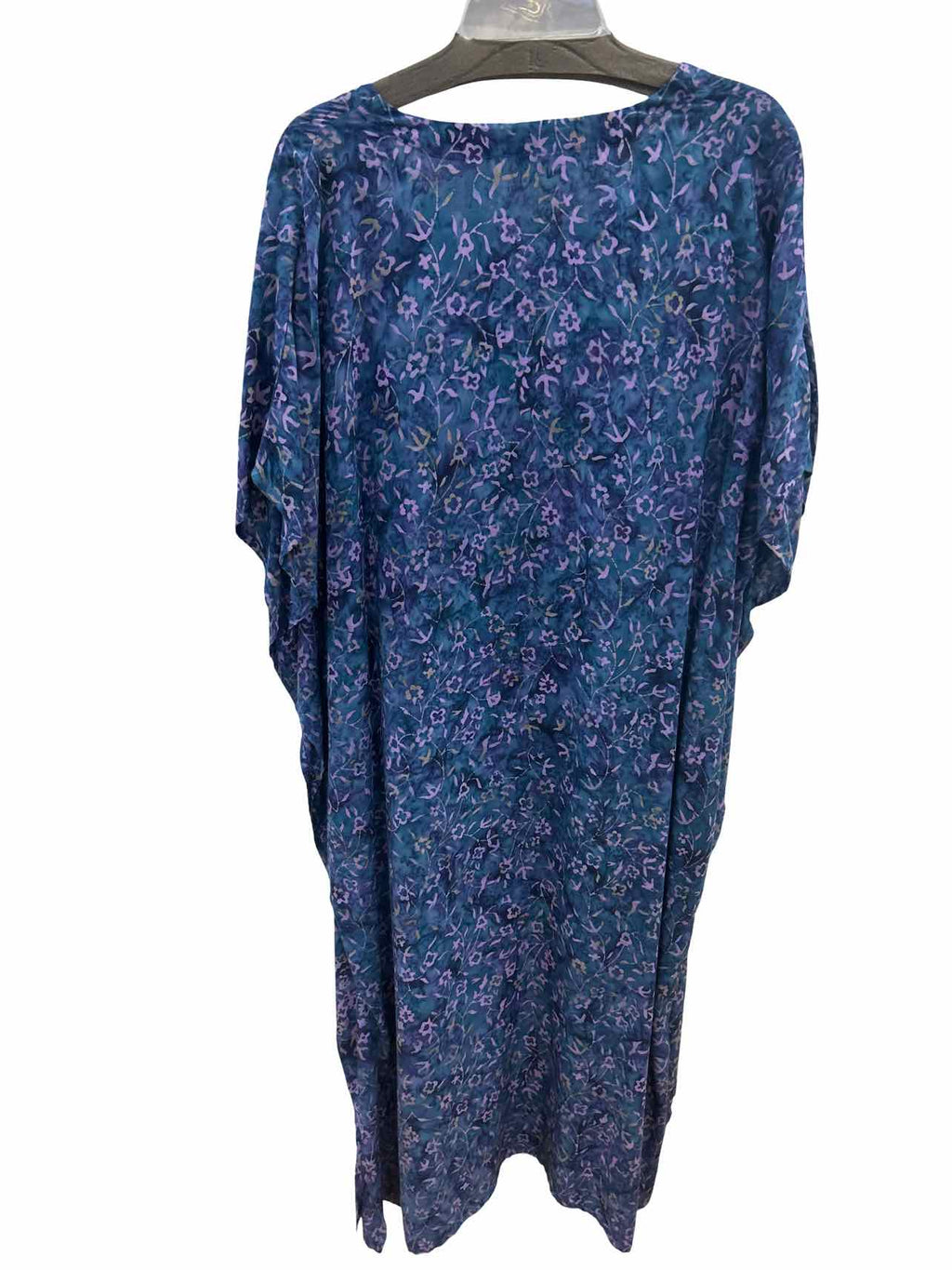 EAGLE RAY TRADERS INDIA MADE FLORAL PRINT KAFTAN SIZE: S/M