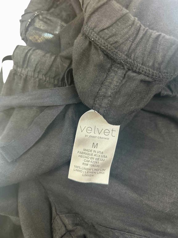 VELVET  JENNY GRAHAM LINEN PANTS SIZE: M
