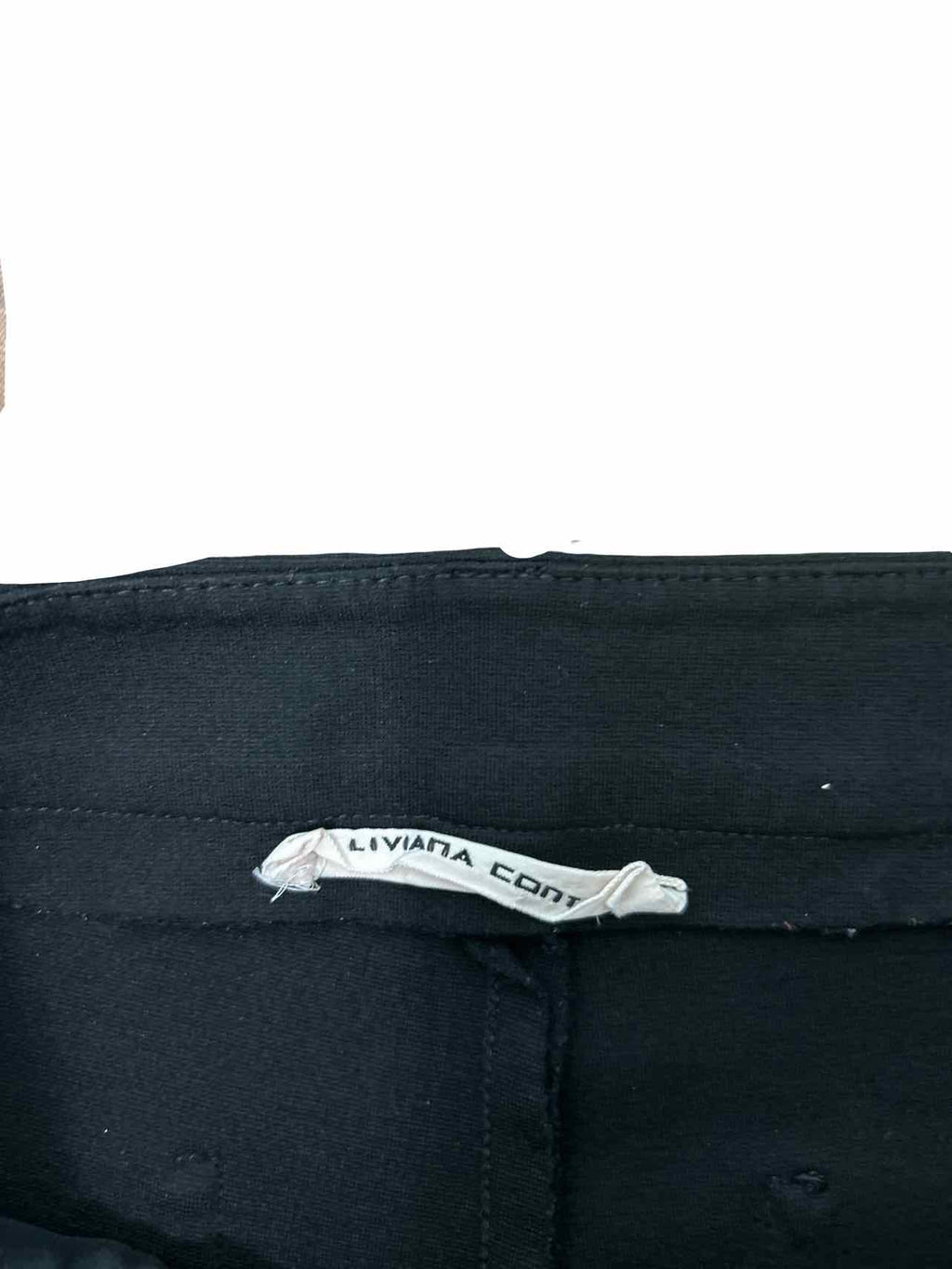LIVIANA CONTI  WIDE LEG VISCOSE BLEND KNIT TROUSER SIZE: 44