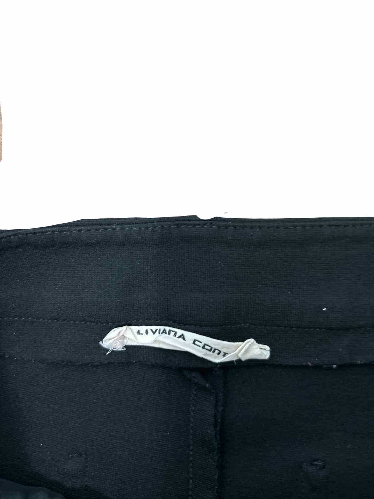 LIVIANA CONTI  WIDE LEG VISCOSE BLEND KNIT TROUSER SIZE: 44