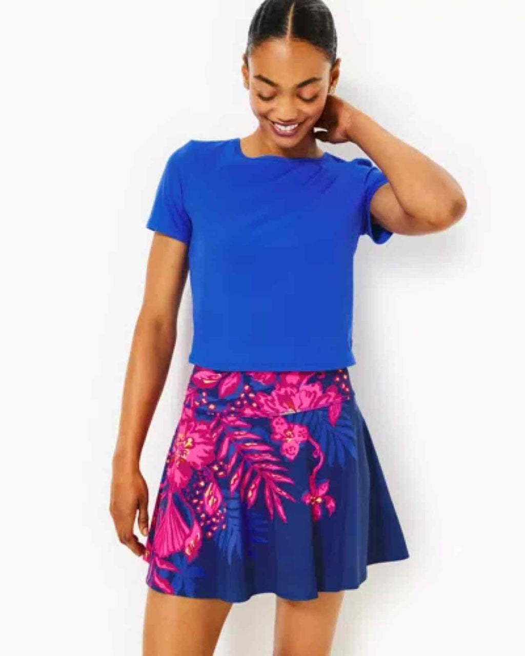 LILLY PULITZER LUXLETIC BARCELONA SKORT SIZE: S