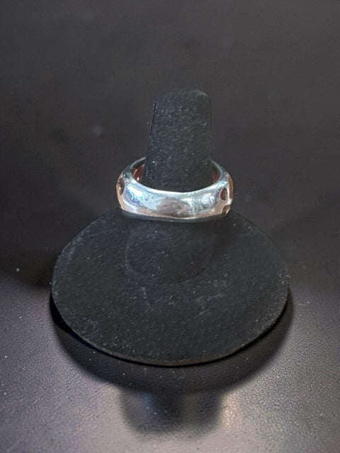 ANGELIQUE DE PARIS SAFARI COLLECTION PINK DOME STERLING LUCITE RING SZ 7