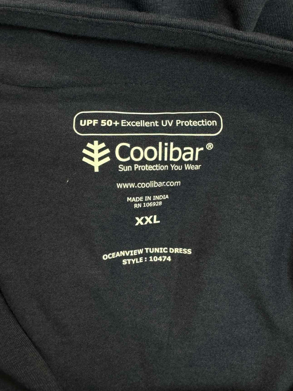 COOLIBAR OCEAN VIEW TUNIC NAVY DRESS SIZE XXL