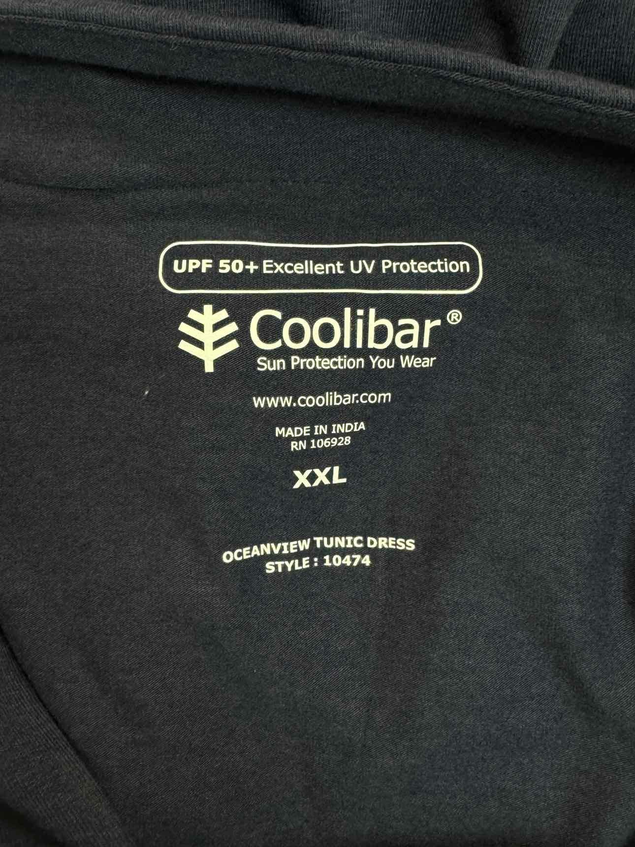 COOLIBAR OCEAN VIEW TUNIC NAVY DRESS SIZE XXL