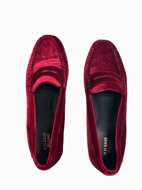 WEEJUNS WHITNEY VELVET WEEJUNS LOAFER SIZE:  11