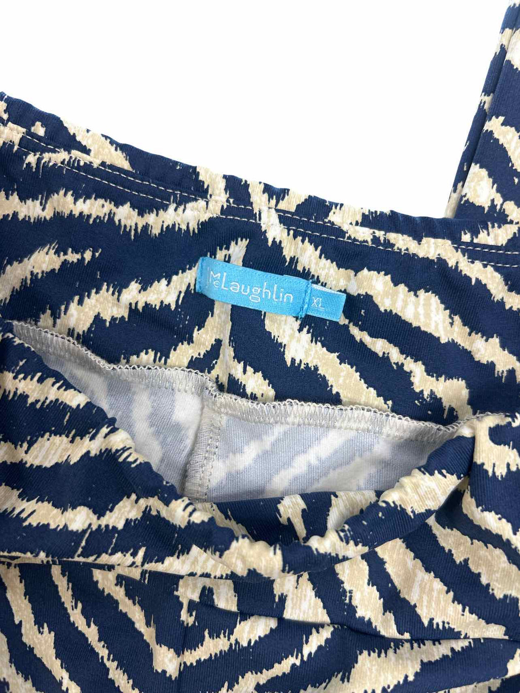 J MCLAUGHLIN ZEBRA PRINT WIDE LEG PANT SIZE: XL