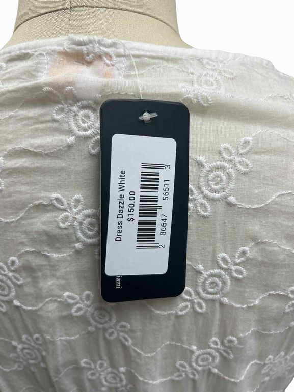 BOUTIQUE NWT RENEES DAZZLE WHITE FAIRY DRESS SIZE: S/M