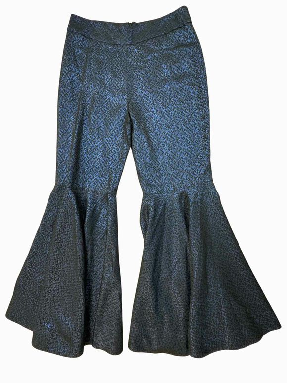 AVJD NY MERMAID FLARE ABBA ROYAL BLUE/BLACK PANT SIZE 28