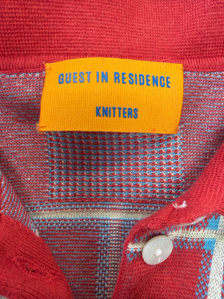 GUEST IN RESIDENCE CHECKED JACQUARD SHIRT SIZE XS GARMENTORY