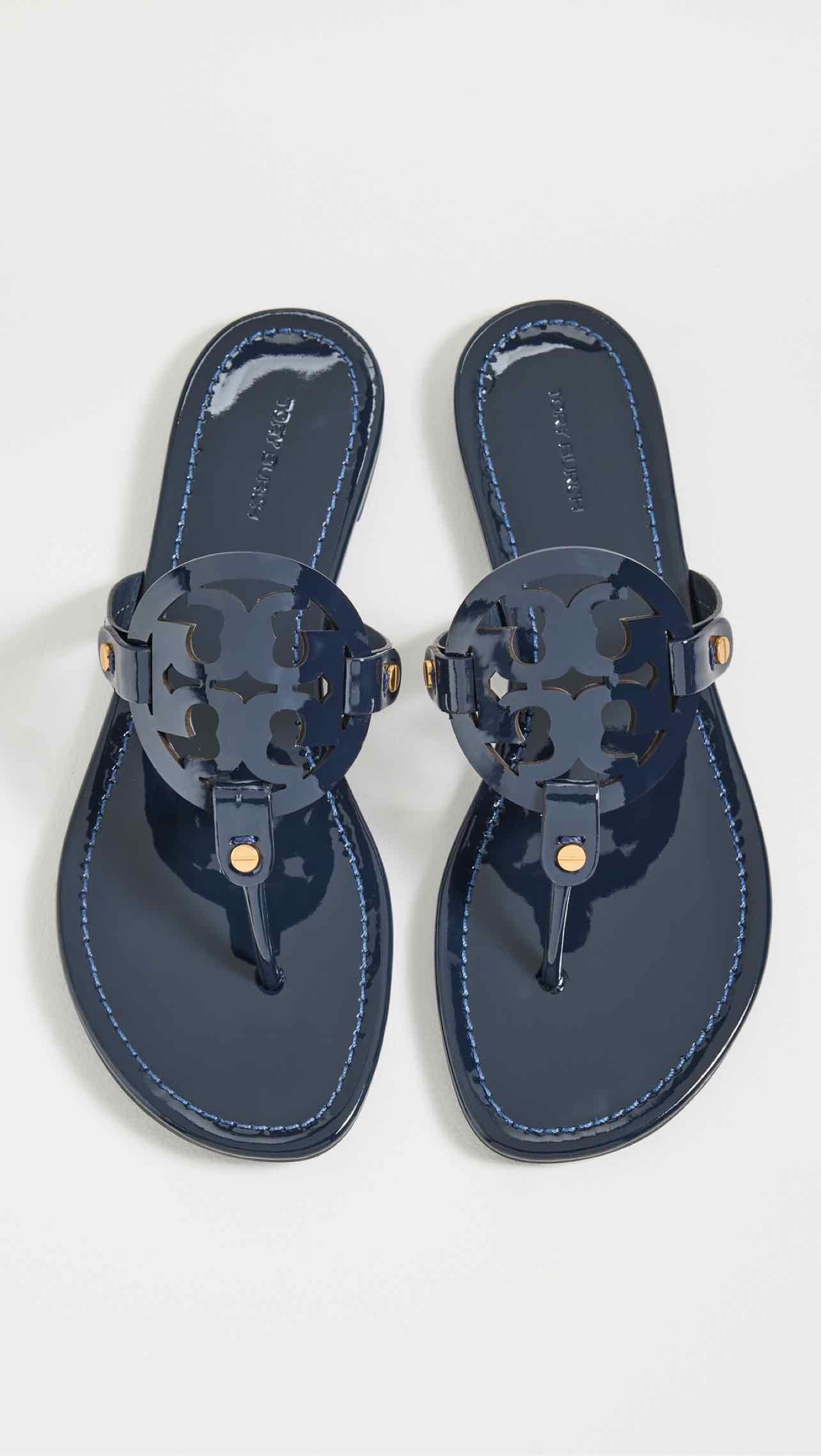 TORY BURCH LEATHER MILLER SANDAL size: 11