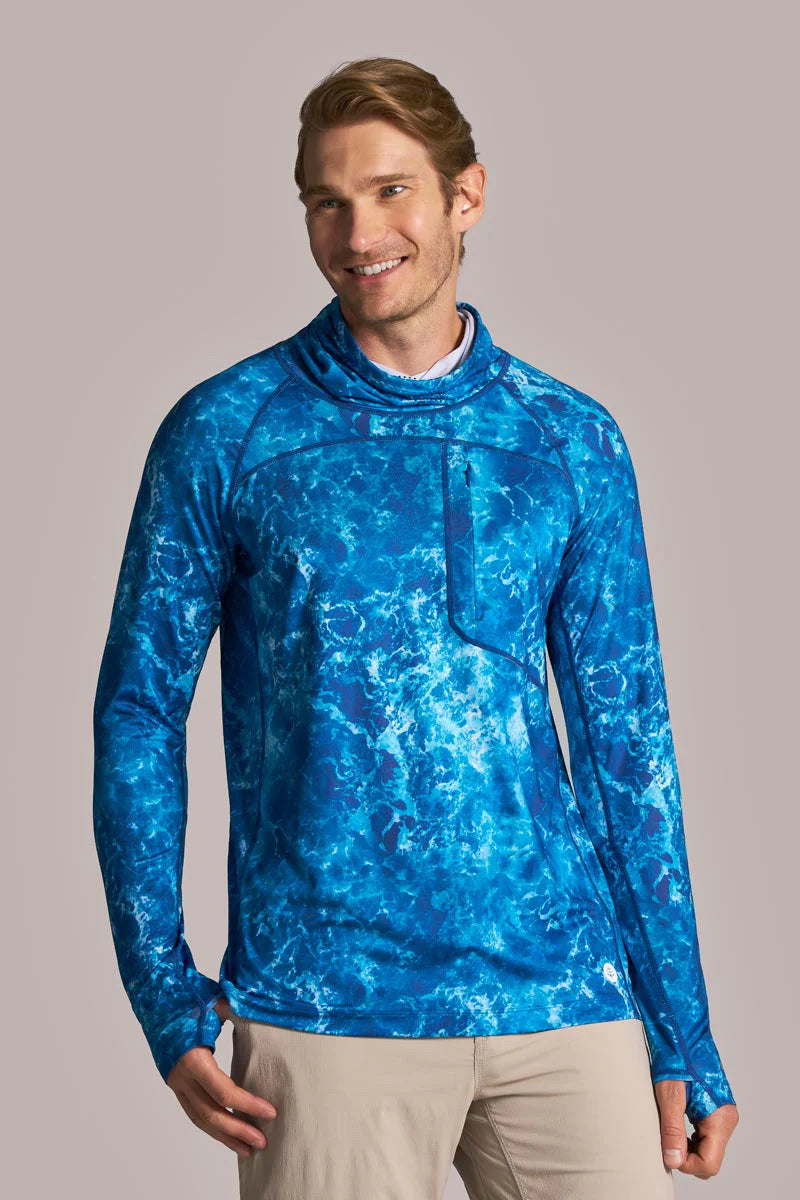 COOLIBAR MEN'S UPF 50+ SUN PROTECTION FISHING T-SHIRT SIZE MEDIUM