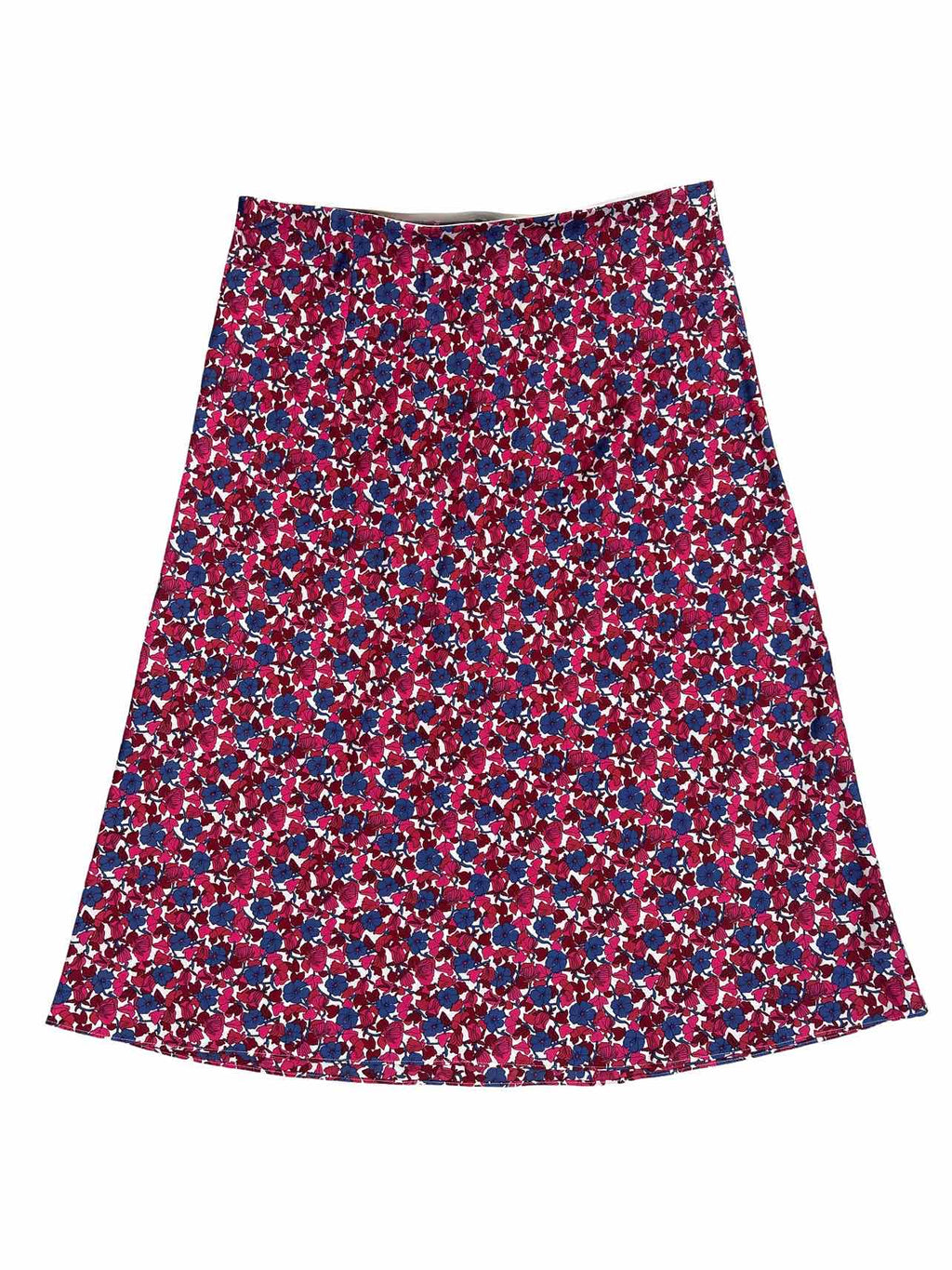 JCREW NWT GWENYTH SLIP MIDI BERRY FLORAL SKIRT SIZE: XL