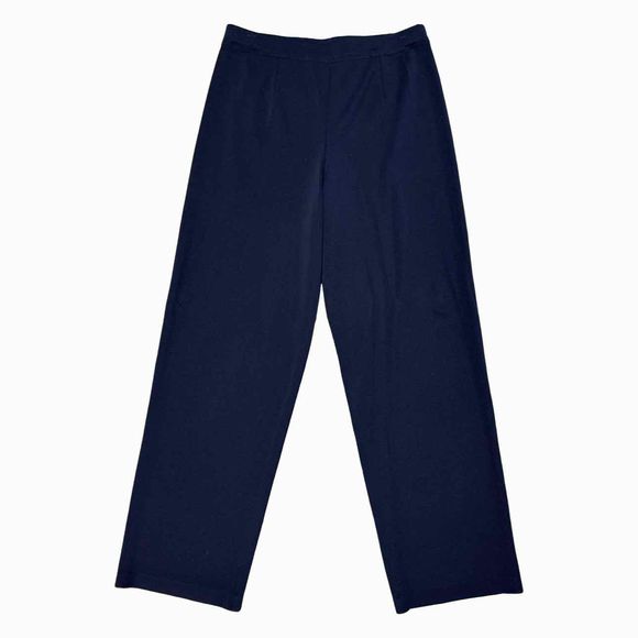 MISOOK NAVY KNIT PANTS SIZE L