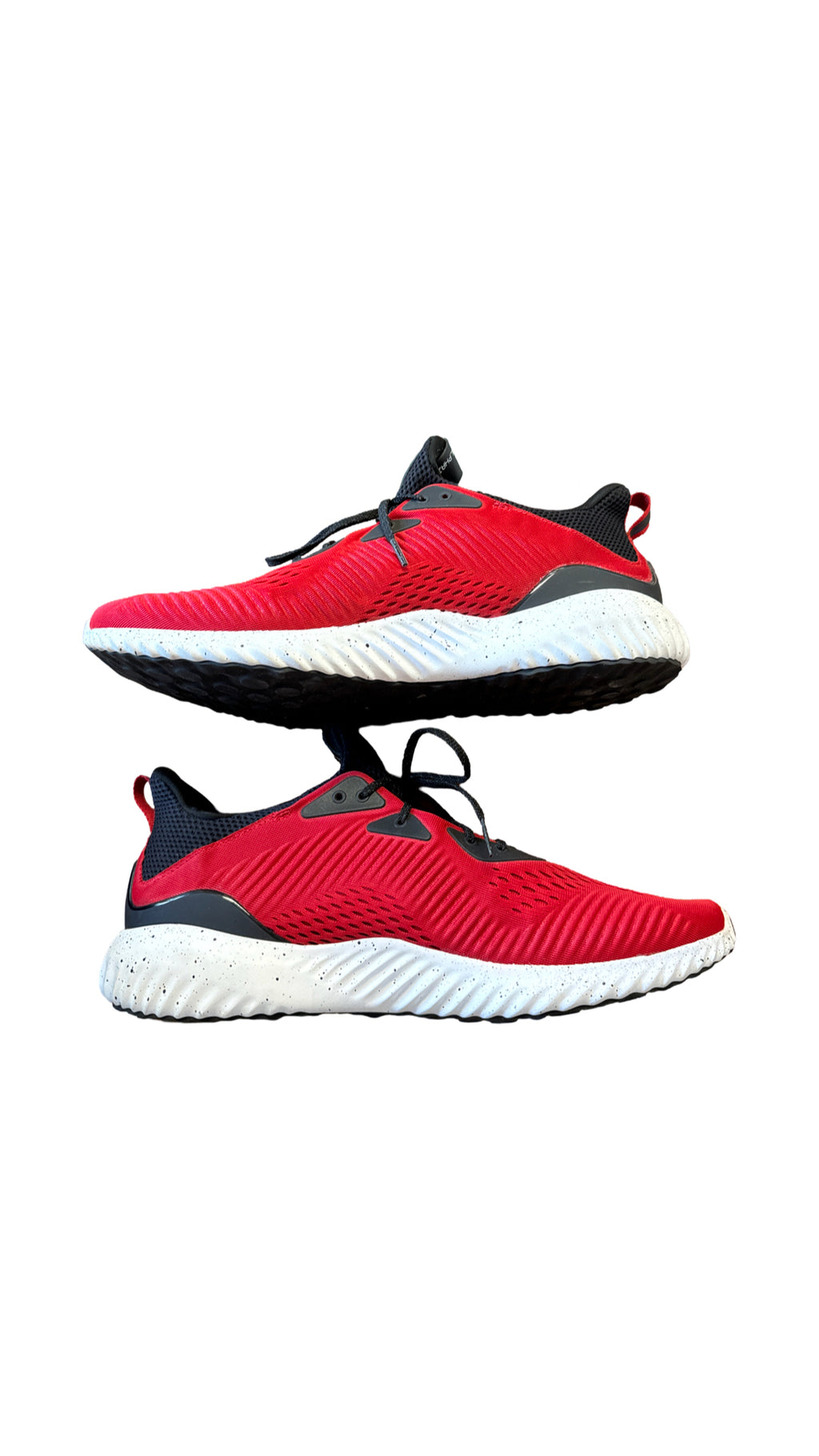 ADIDAS MENS ALPHABOUNCE 1 RUNNING SHOES IN RED SIZE 14