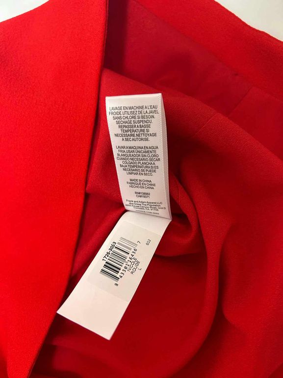 DRESS THE POPULATION NWT! NICOLE SWEETHEART SHEATH COCKTAIL DRESS SIZE: L