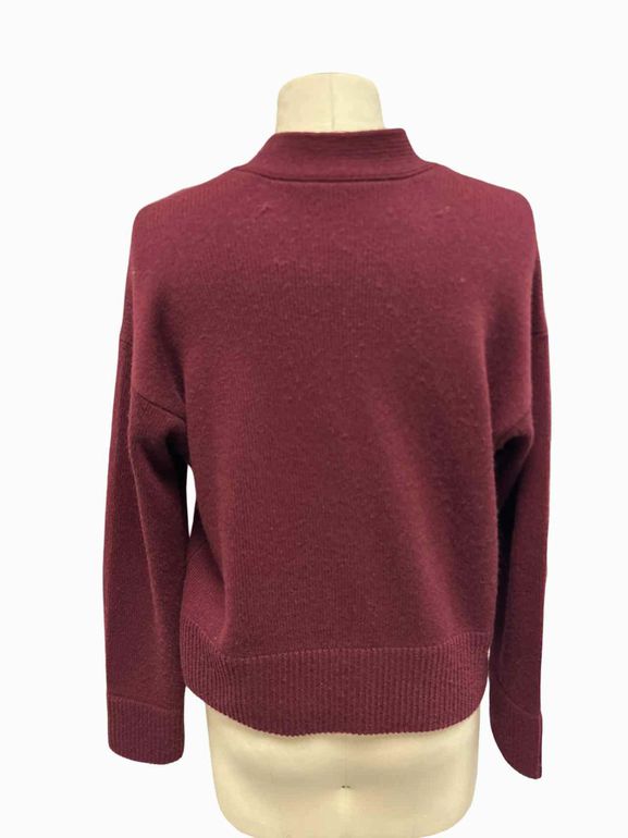 VINCE BOXY WOOL AND CASHMERE CARDIGAN SIZE: M