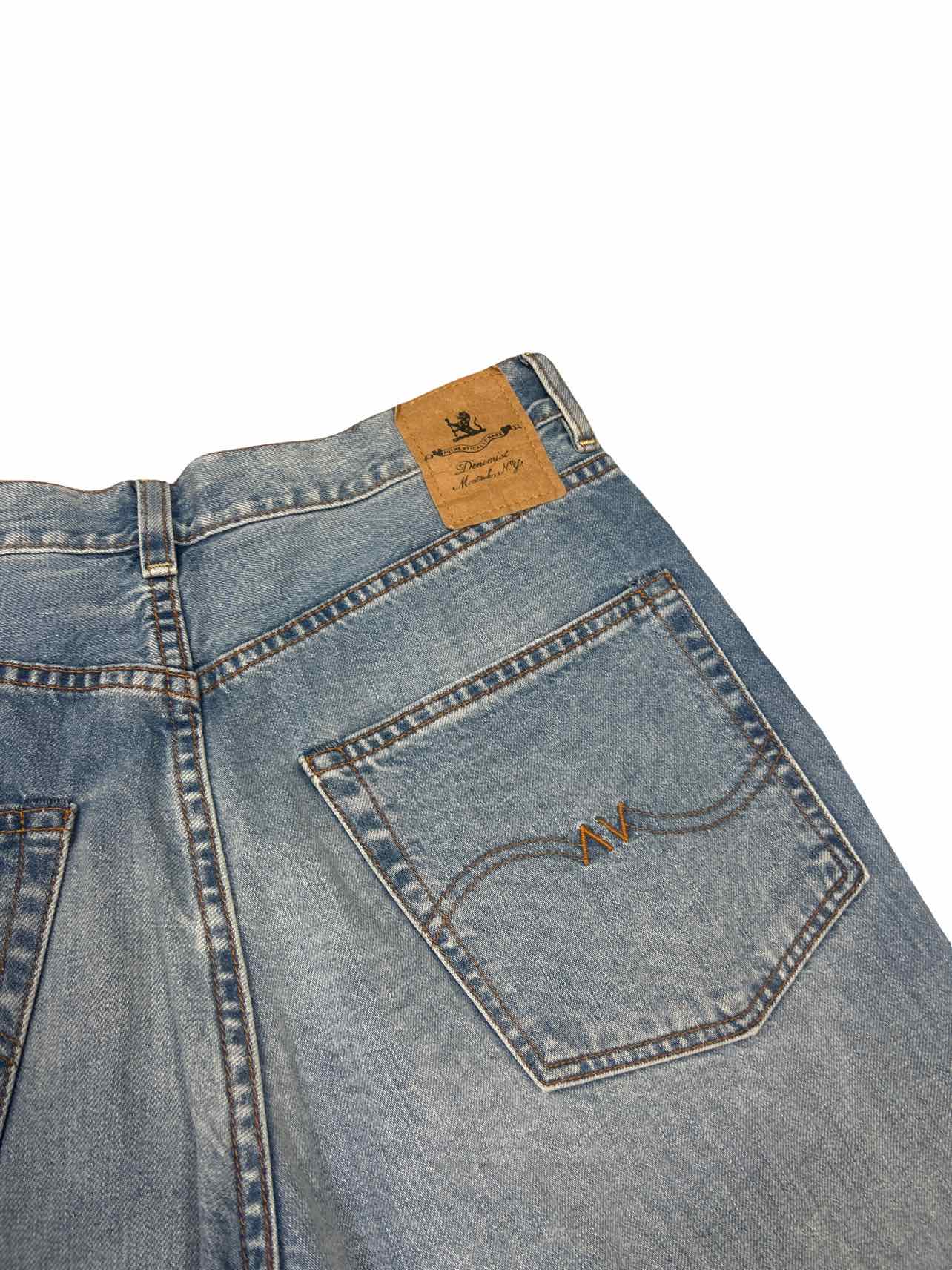 ANTHROPOLOGIE DENIMIST GARMENTORY TERI WIDE LEG DISTRESSED JEAN SIZE:27