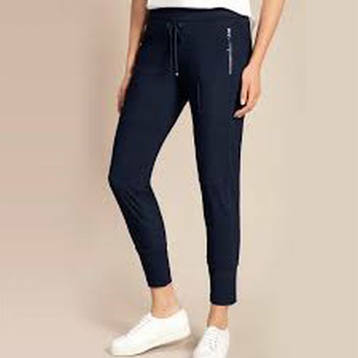 RAFFAELLO ROSSI CANDY STRETCH NAVY PULL ON JOGGER SIZE 46 (US 16 XXL)