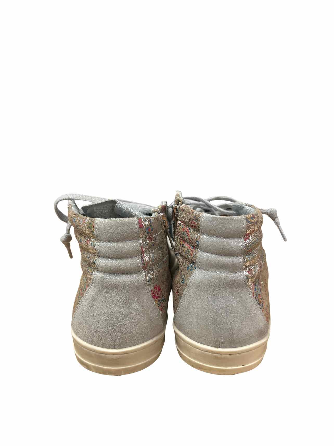 ANTHROPOLOGIE P448 PAISLEY SKATE HIGH-TOP SNEAKER SIZE: 38