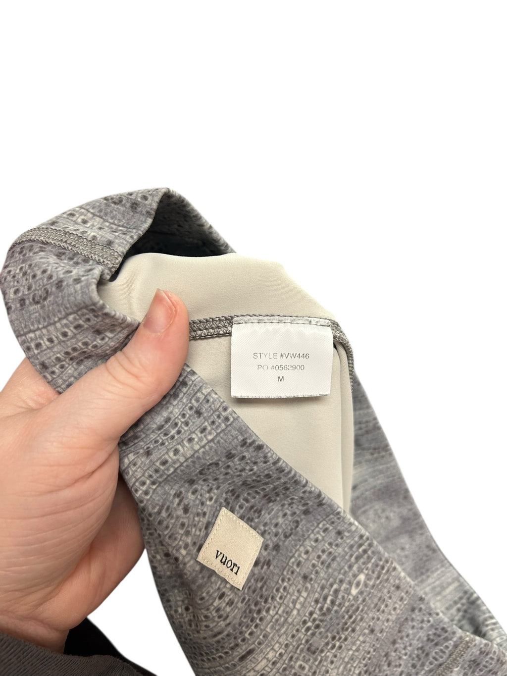 VUORI STUDIO POCKET LEGGINGS YOGA GRAY HIGH WAIST SIZE MEDIUM