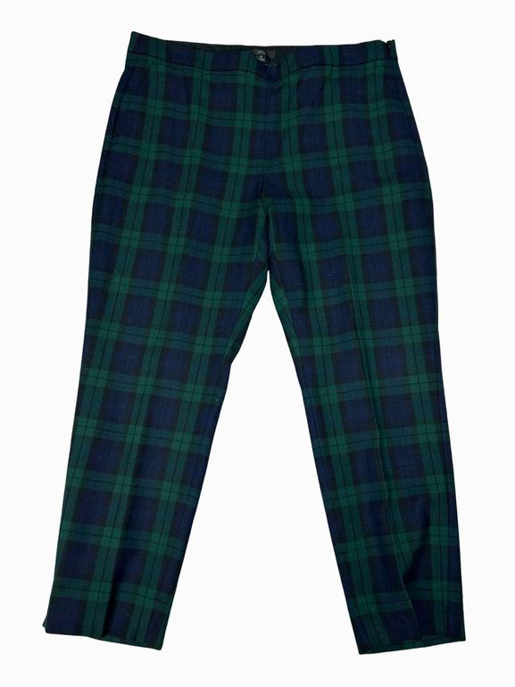 JCREW BLACKWATCH FULLY LINED MARTIE PANT H3704 SIZE: 12